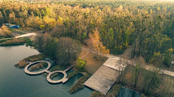 Fenomenalny pomost na Jeziorze Słupeckim