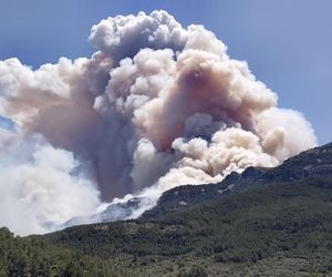 Pożary w Hiszpanii.