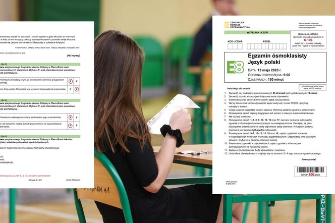 Egzamin ósmoklasisty polski 2025: wszystkie ODPOWIEDZI do arkuszy CKE - pobierz PDF, JPG
