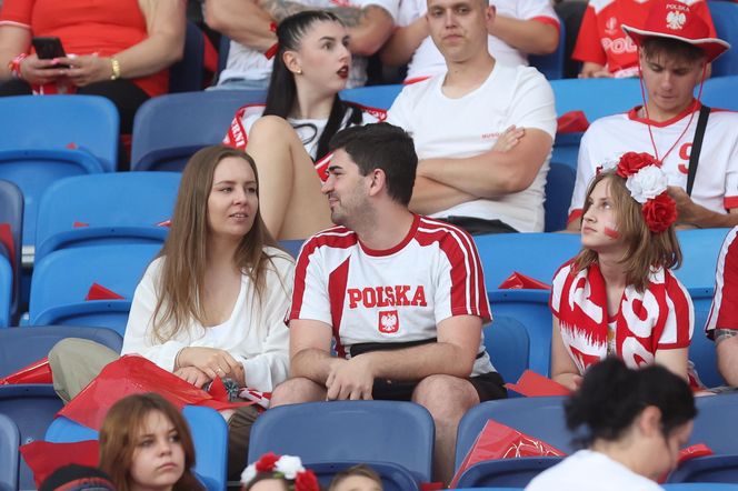 Kibice na meczu Polska - Mołdawia