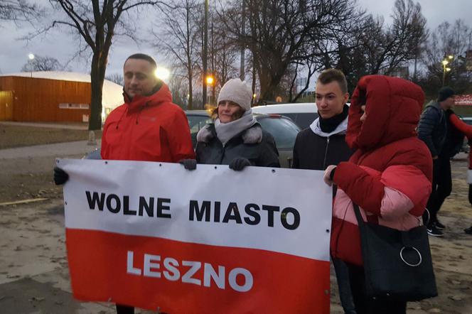 Trzeci protest przeciwko segregacji sanitarnej w Lesznie