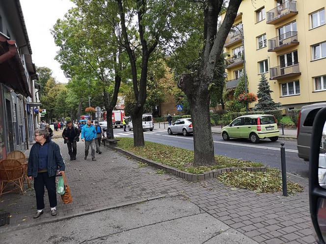 Potrącenie pieszego w Olkuszu