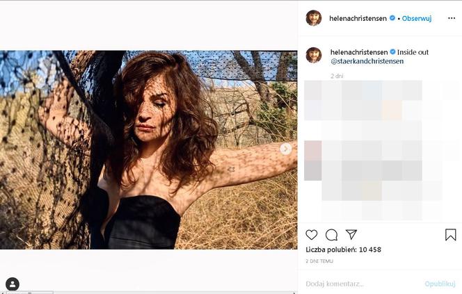 Helena Christensen młodnieje na kwarantannie