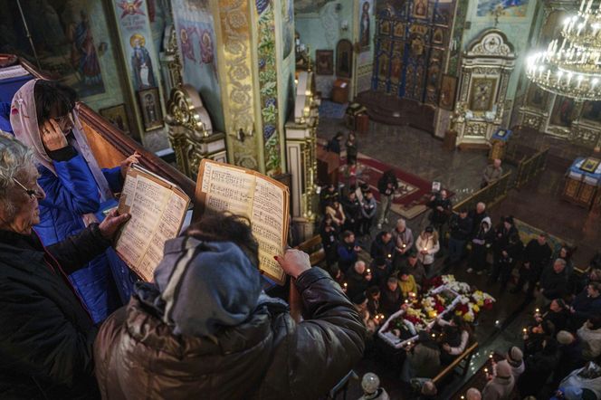 Pogrzeby ofiar ataku na Krzywy Róg