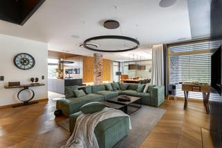 Dom w drewnie i zieleni