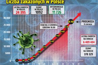 Koronawirus: Zobacz wykresy i prognozy – stan na 2.06 godz. 17.30