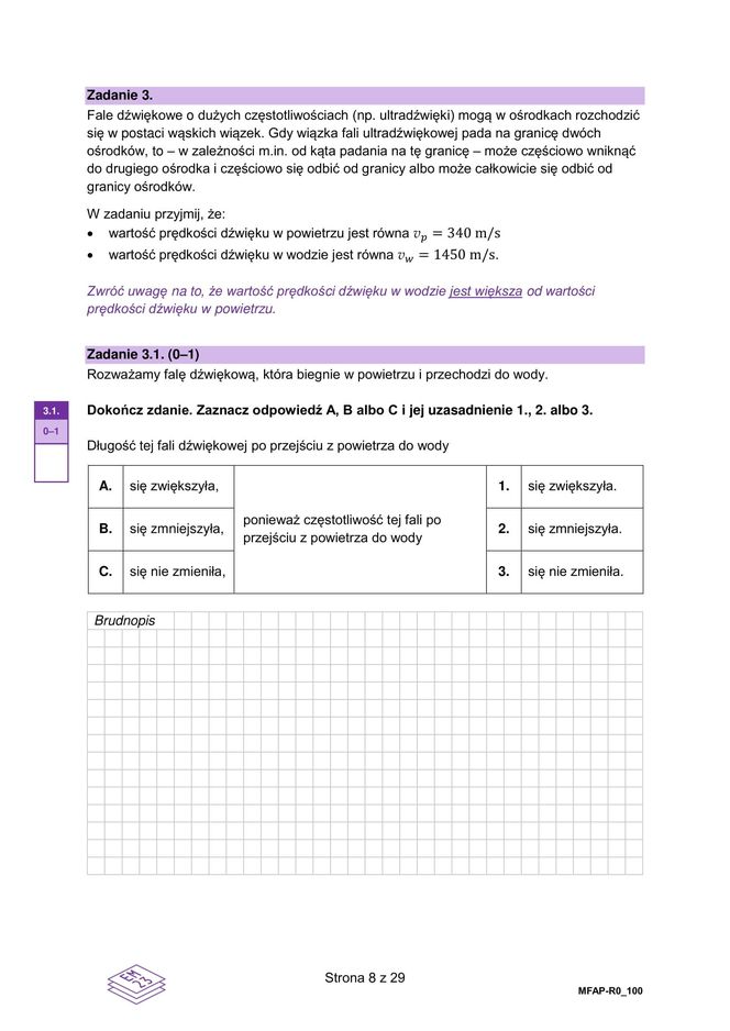 Matura 2025: fizyka 20.05.2025. Arkusze CKE i odpowiedzi [Formuła 2023]
