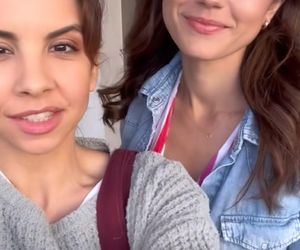 M jak miłość nowy sezon. Aneta (Ilona Janyst), Kasia (Paulina Lasota) na planie