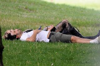 Monika Miller z partnerem