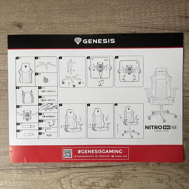 Genesis Nitro 890 G2 instrukcja