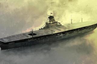 „Shinano”, największy lotniskowiec II wojny światowej. Miał być być dumą cesarskiej floty, zatonął po trafieniu czterema torpedami