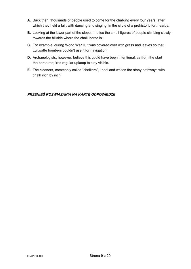 Matura 2025: angielski rozszerzony 8.05.2025. Arkusze CKE i odpowiedzi. Poziom podstawowy [Formuła 2015]