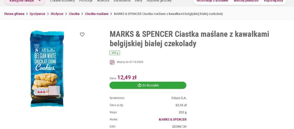 Marks&Spencer na Frisco.pl