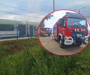 Pożar pociągu Intercity! Ewakuacja 60 pasażerów. Trwa akcja służb ratowniczych