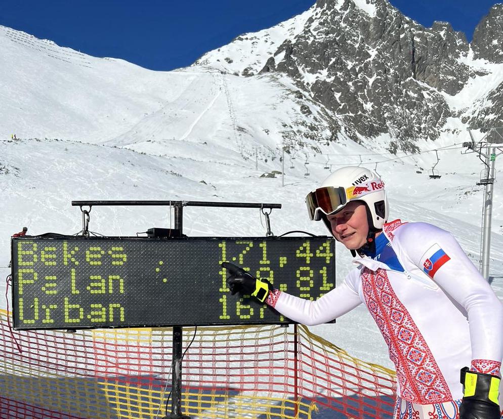 Michal Bekes zjechał na nartach z prędkością 171 km/h
