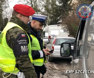 Policja w Szczecinie kontroluje ulice 