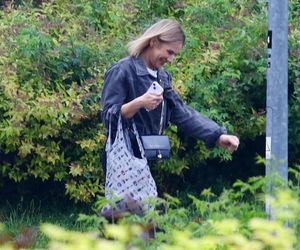 Zakupy Marty Nawrockiej pod okiem ochroniarza