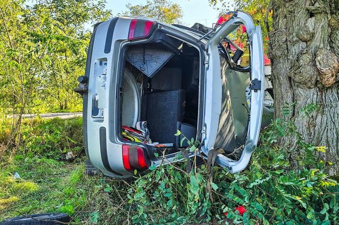 Wypadek na trasie Węgrów - Kosów Lacki