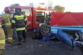 Fura pieniędzy na miejscu przerażającego wypadku pod Płońskiem! 30-lalka i 40-latek z Jaguara nie żyją