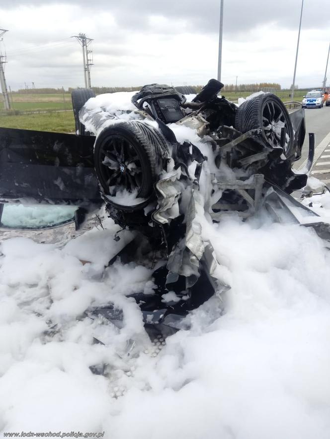 Tragiczny wypadek na S8. Kierowca dachującego BMW nie przeżył