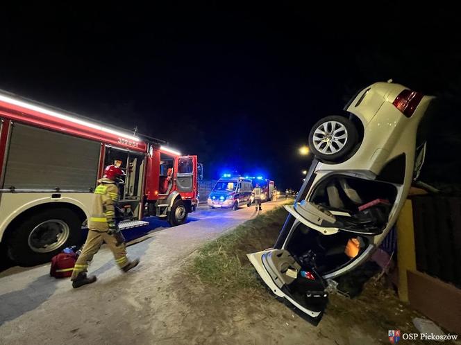 Wypadek w Jaworzni koło Kielc