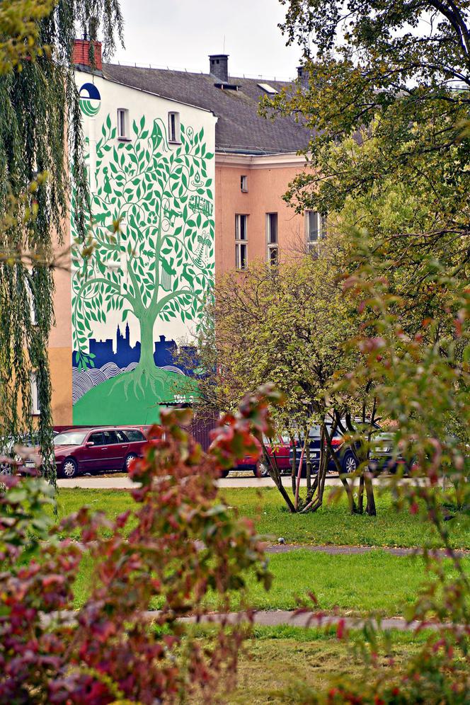 Nowy mural w centrum Piły
