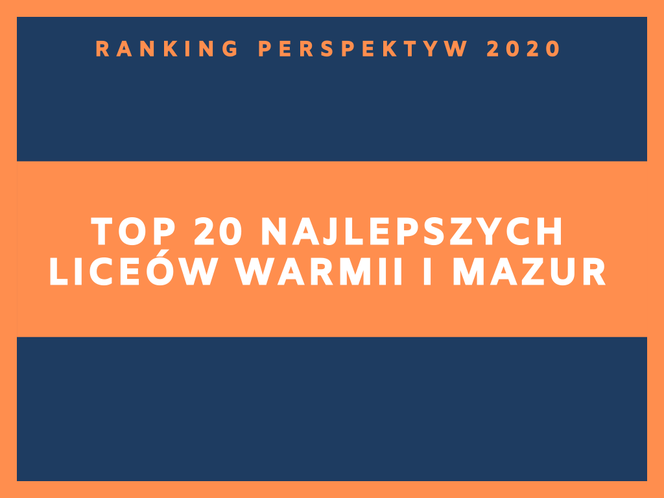 Perspektywy 2020. Najlepsze licea w województwie. Zobacz RANKING TOP 20!