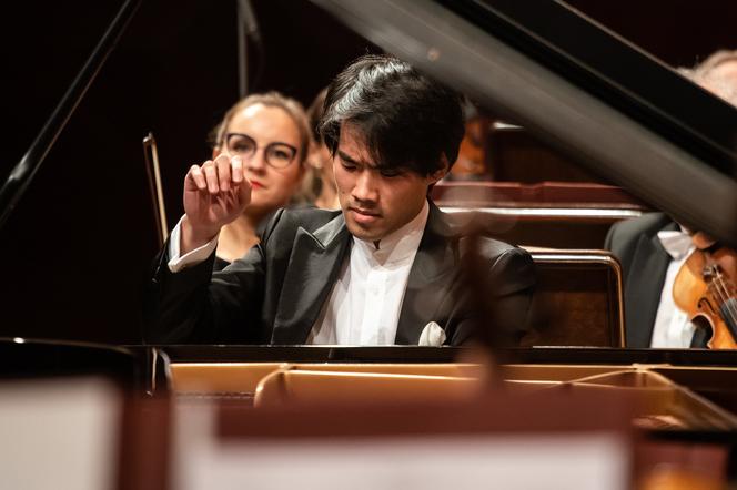 Bruce Liu podczas Konkursu im. Chopina 2021