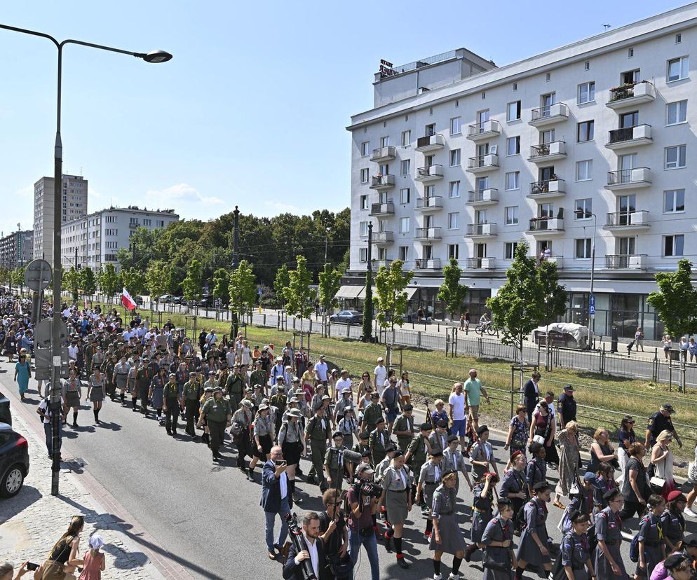 80. rocznica Powstania Warszawskiego. Marsz Mokotowa