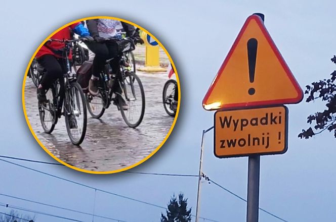 Ograniczenia dla niezdyscyplinowanych rowerzystów przy Cmentarzu Centralnym