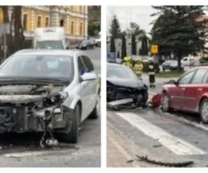 Wypadek w Tyczynie. Zderzyły się 3 samochody! Utrudnienia