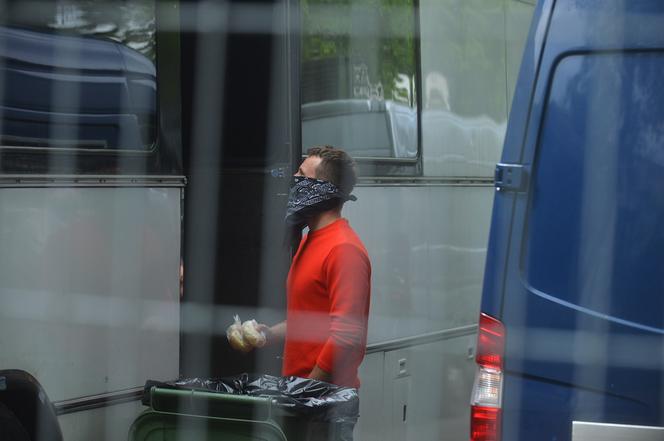 Aktorzy na planie "Barwy szczęścia " 