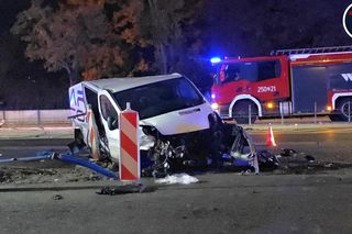 Wypadek na Wisłostradzie. Poszkodowane 6 osób, w tym dzieci