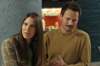 Barwy szczęścia odc. 3232. Regina (Kamila Kamińska), Franek (Mateusz Banasiuk)