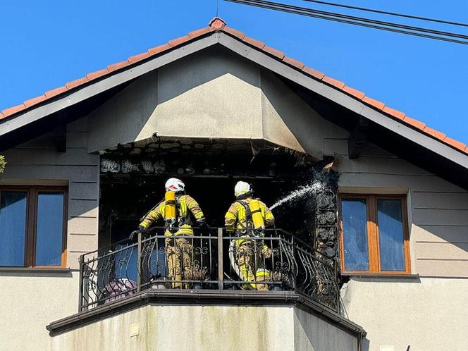 Pożar w domu kandydata na prezydenta Bielska-Białej.