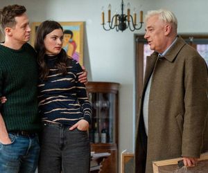 Barwy szczęścia odc. 3193. Władysław Grad (Zbigniew Stryj), Weronika (Maria Świłpa), Błażej Modrzycki (Piotr Ligienza)