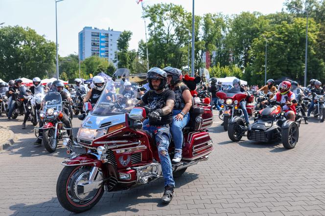 Parada motocyklistów w Dąbrowie Górniczej