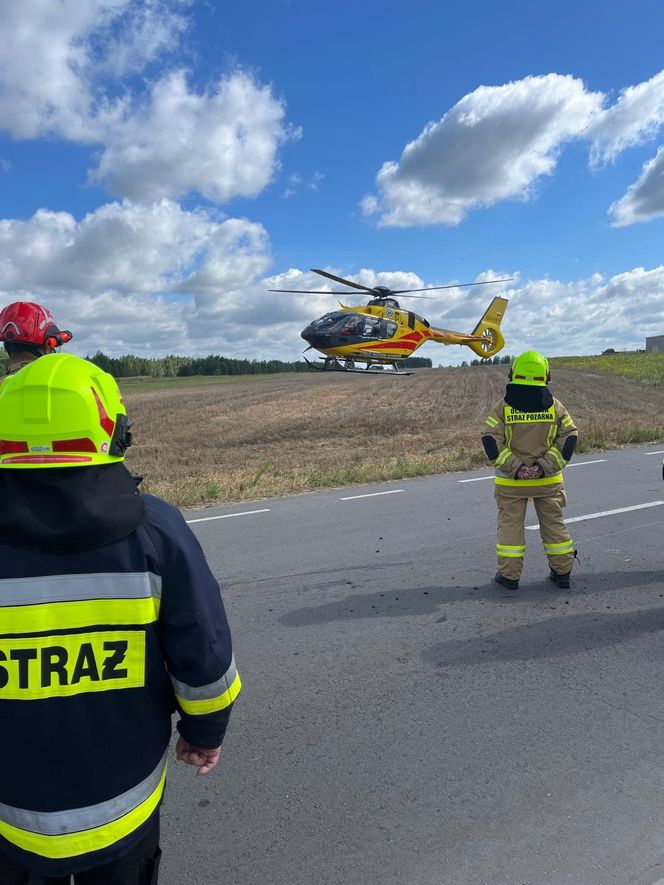 śmigłowiec lpr i straż pożarna