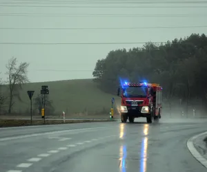 Dwie osoby zginęły w pożarze auta! Wielka tragedia w Nowy Rok pod Nowym Miastem Lubawskim