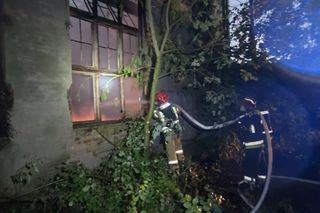 Pożar pustostanu (23.08.2025)