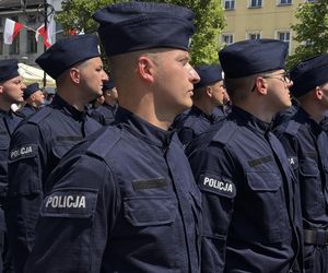 Ślubowanie nowych policjantów Śląskiej Policji