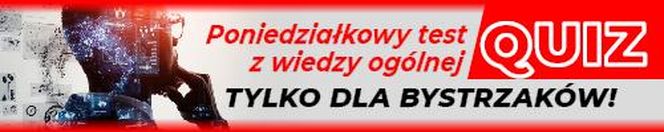 QUIZ. Poniedziałkowy test z wiedzy ogólnej. Masz się za inteligenta? Pomyl się maksymalnie dwa razy!