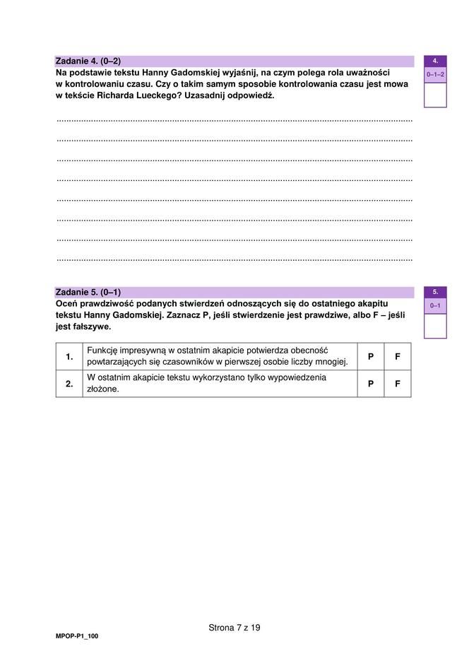 Matura 2024: polski. Arkusze CKE i odpowiedzi. Poziom podstawowy [Formuła 2023]