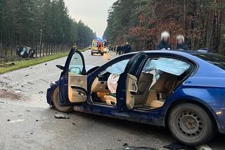Masakra drogowa z udziałem BMW. Cztery osoby w szpitalu