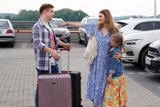 Barwy szczęścia, odc. 2735: Klara (Olga Jankowska), Hubert (Marek Molak), Marysia (Nina Szumowska)