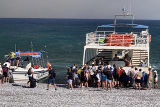 Ewakuacja turystów z Rodos