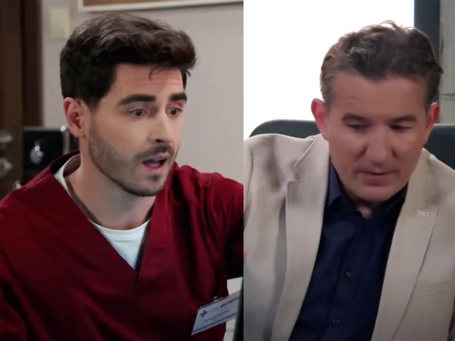 Pierwsza miłość, zwiastun serialu: Kacper (Damian Kulec), Wenerski (Przemysław Sadowski)