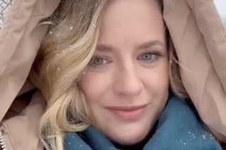 M jak miłość, Marta Chodorowska (Julia) na planie