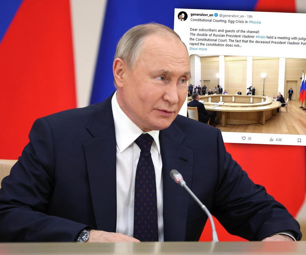 Putin znów zasiadł za wielkim stołem! Powód zaskakuje