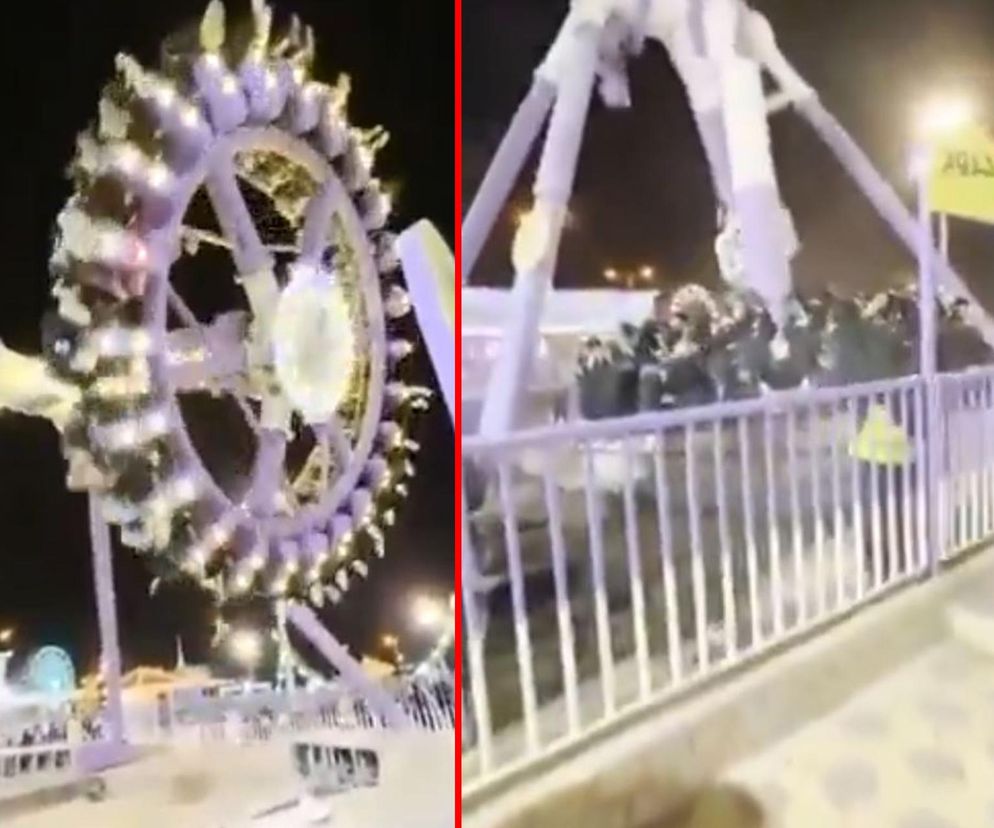 Horror na karuzeli! Wypadek uwieczniony na wideo